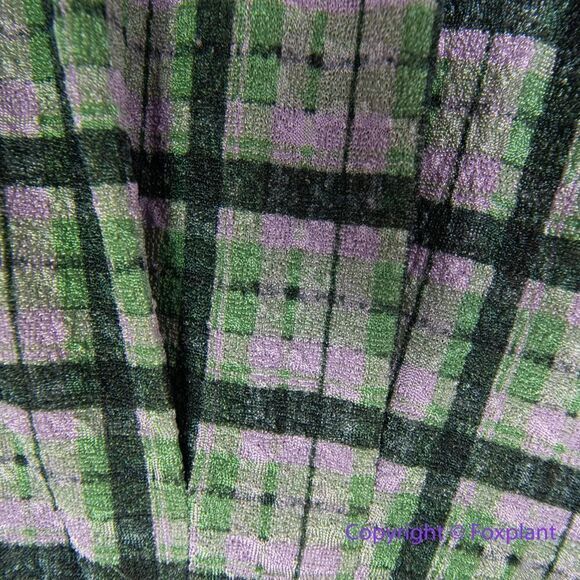 Hutch Pink And Green Plaid Dress, size L - Picture 13 of 16